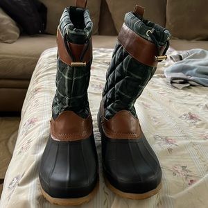 Tommy Hilfiger rain boots. Size 8
